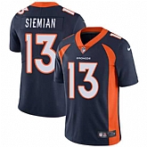 Nike Denver Broncos #13 Trevor Siemian Navy Blue Alternate NFL Vapor Untouchable Limited Jersey,baseball caps,new era cap wholesale,wholesale hats